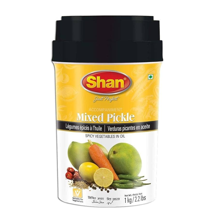 SHAN HYDBADI MIXED PICKLE 1KG - Condiments