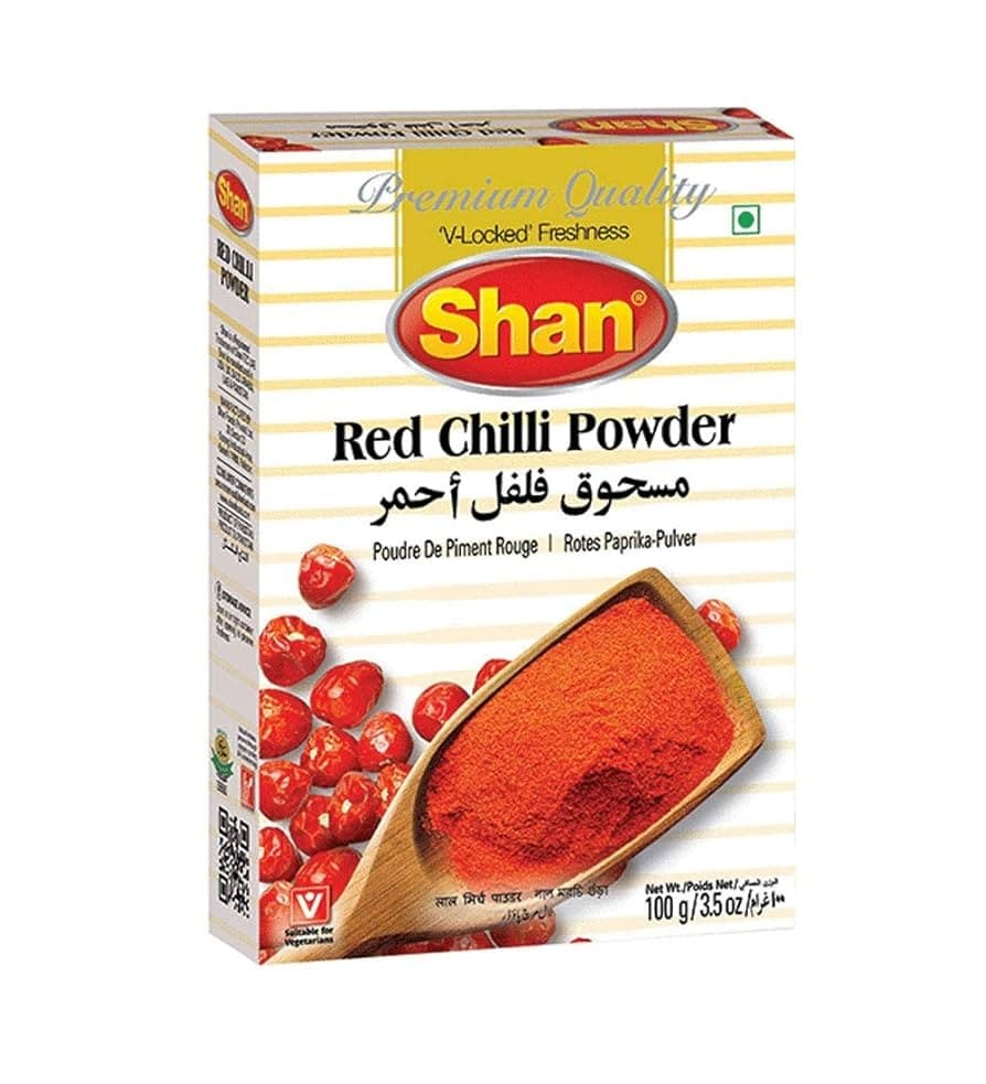 SHAN RED CHILLI PWDR 100GM - Spices and Herbs