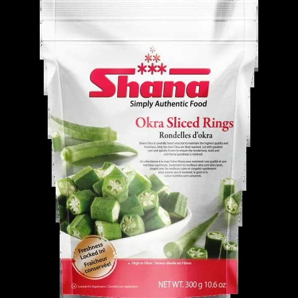 Shana Okra Rings 300g - Produce
