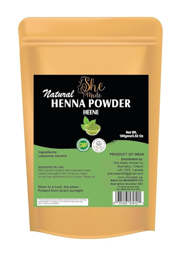 SHE MADE HENNA POW 100GM - Health & Care