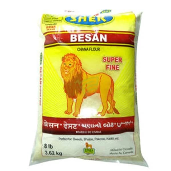 SHER BESAN 8LB. - Flour & Grains