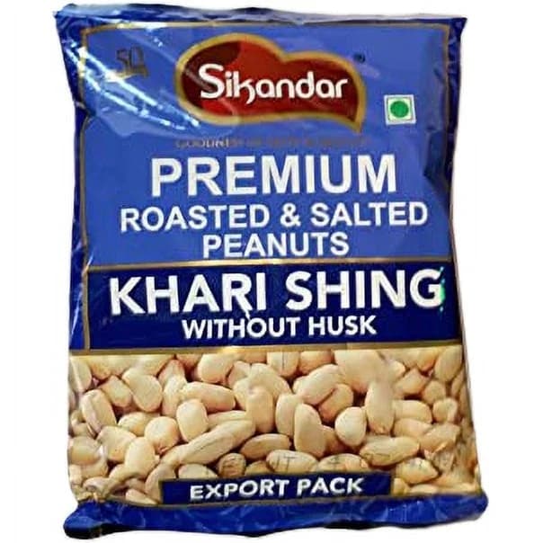 Sikandar Premium Roasted & Salted Peanuts Without Husk 400g - Snacks