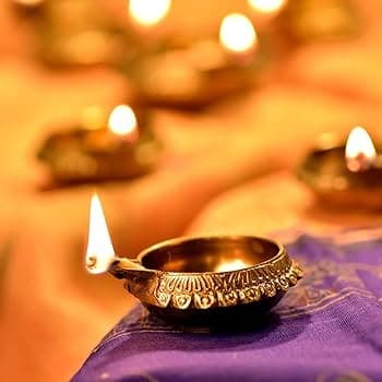 Namaste Small Hand Modern Diya - Religious