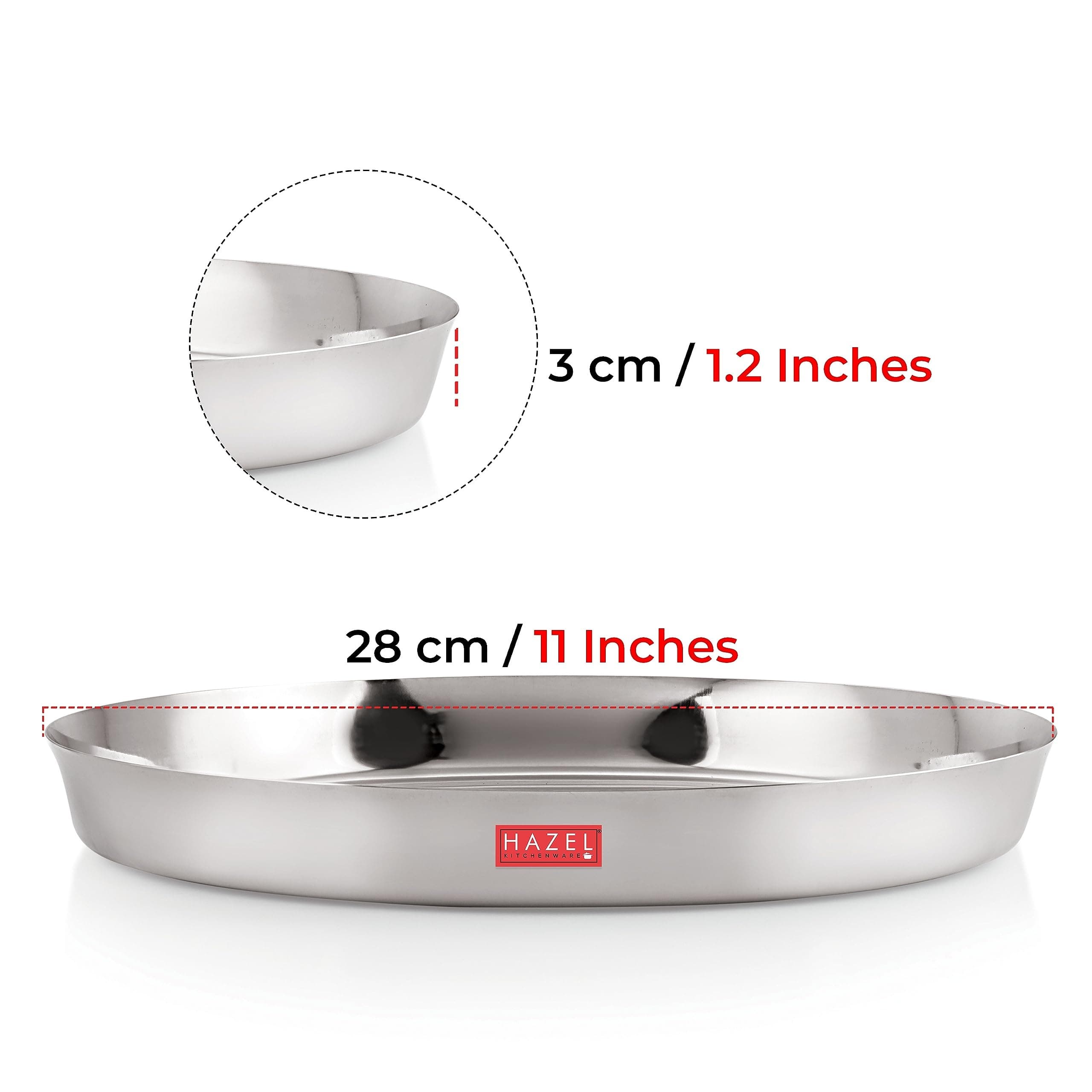 SS THALI 28CM - Household