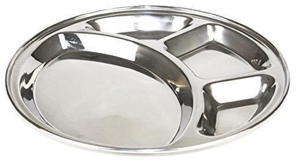 MANTRA Stainless Steel Thali Laser Round - Household