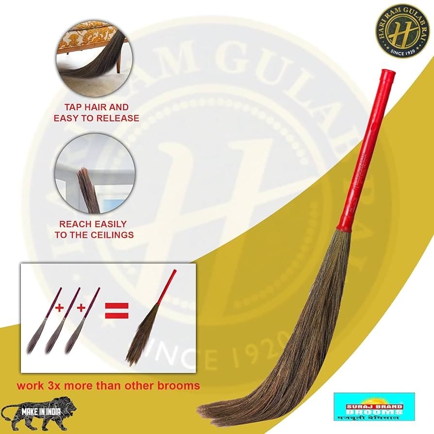 Suraj Broom Gulab Rai 1pcs - Household