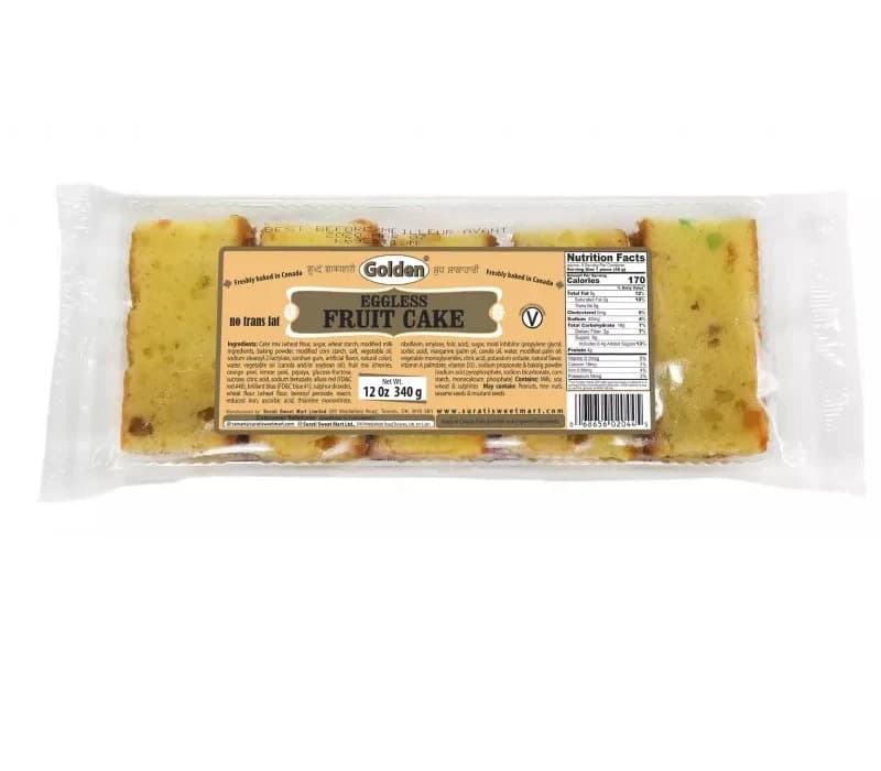 Surati Eggless Fruit Cake 340g - Snacks