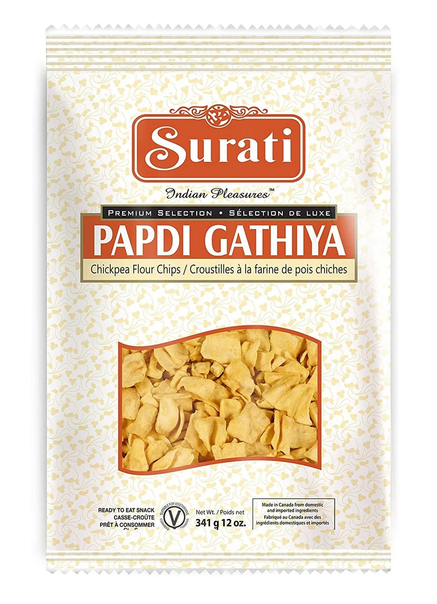 Surati Papdi Gathiya Hot 341g - Snacks
