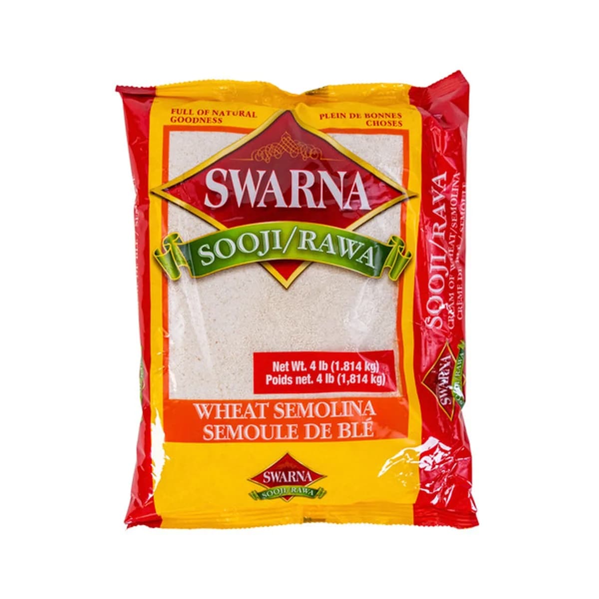 SWARNA SOOJI 4 LB - Flour & Grains