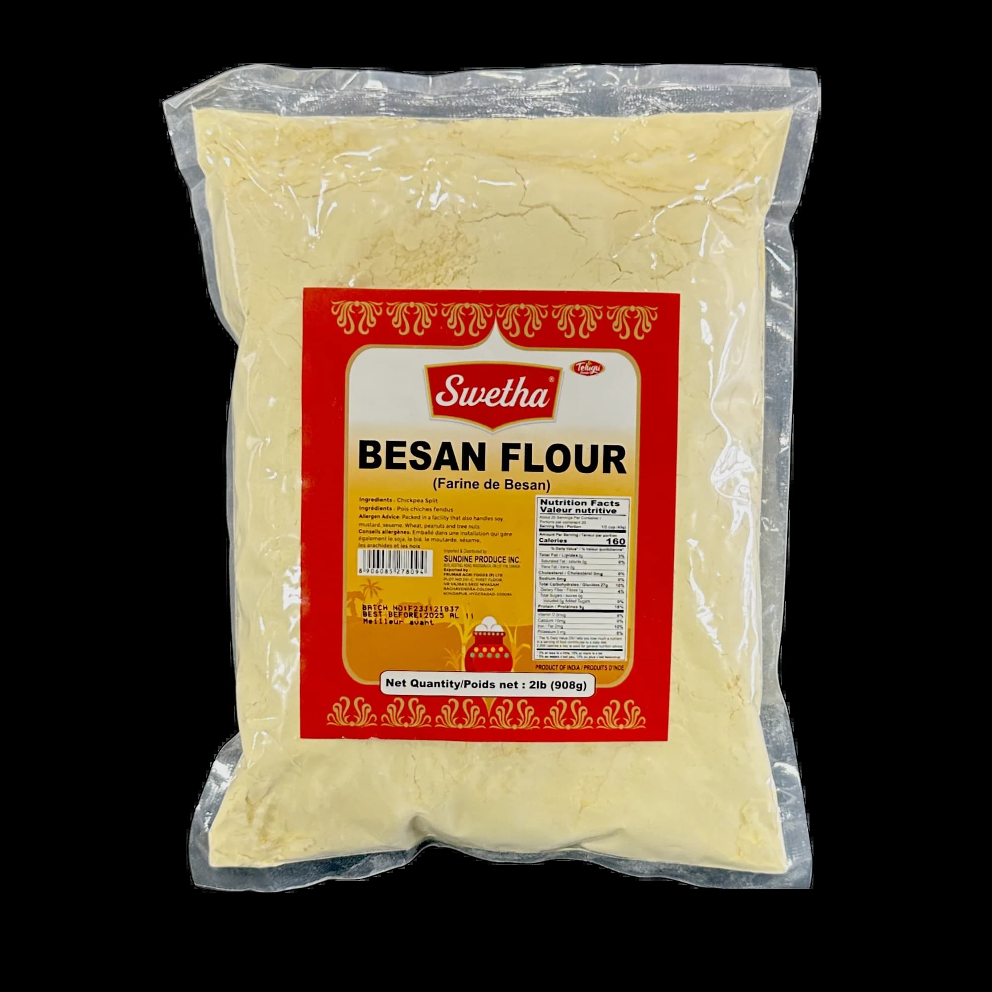 SWETHA BESAN 4LB - Flour & Grains