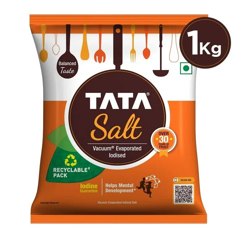 TATA SALT ORANGE 1KG - Spices and Herbs