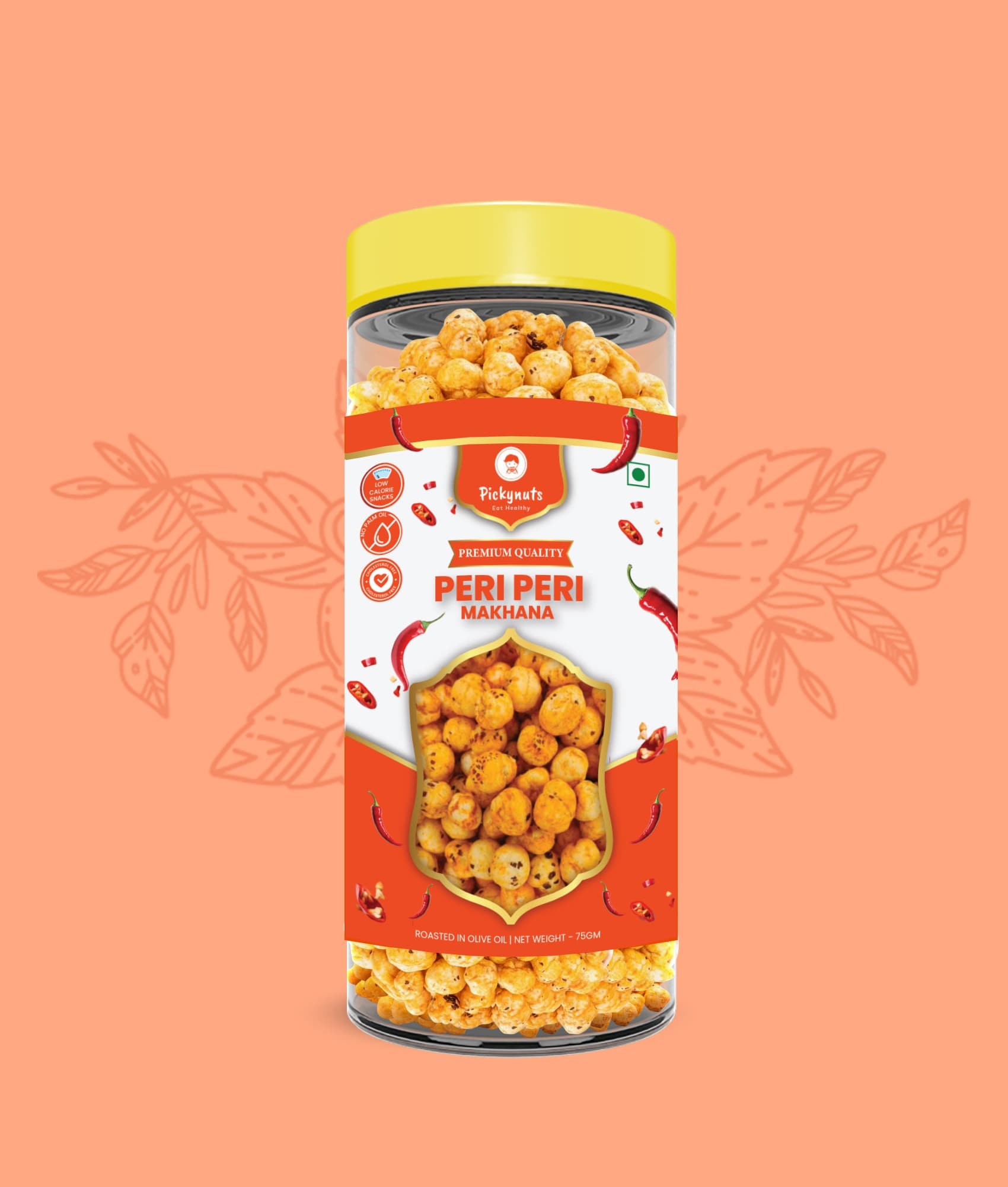 Taza Makhana Peri Peri 75g - Snacks
