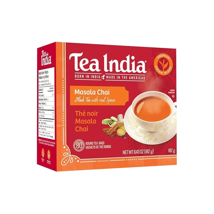 Tea India Masala Tea Bags 80pcs - Beverages