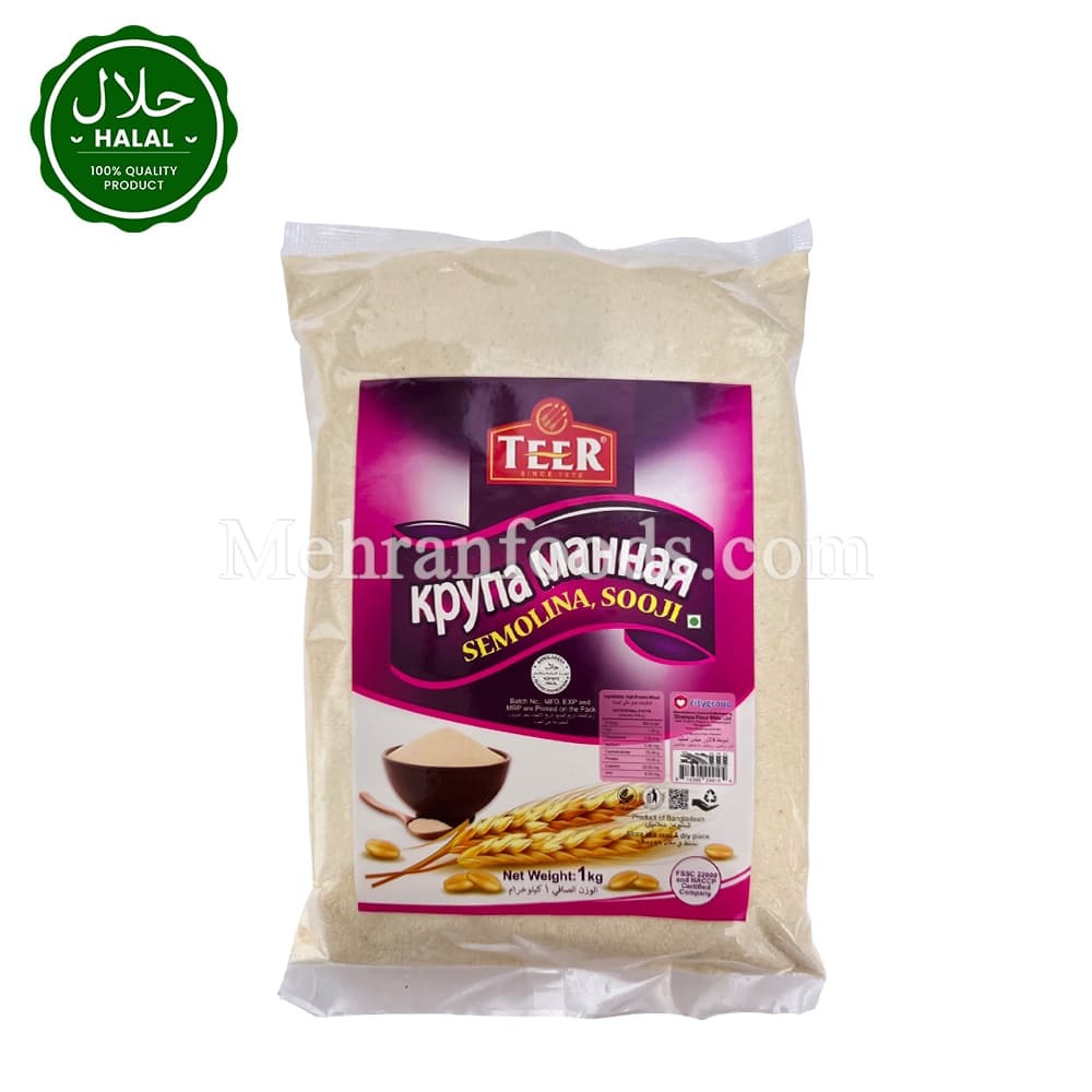 TEER SOOJI 1KG - Flour & Grains
