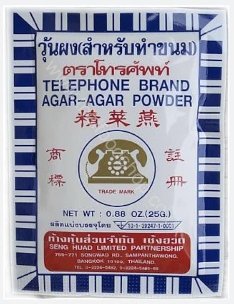 TELEFONE AGAR AGAR PWDR 25GM - Cooking Essentials