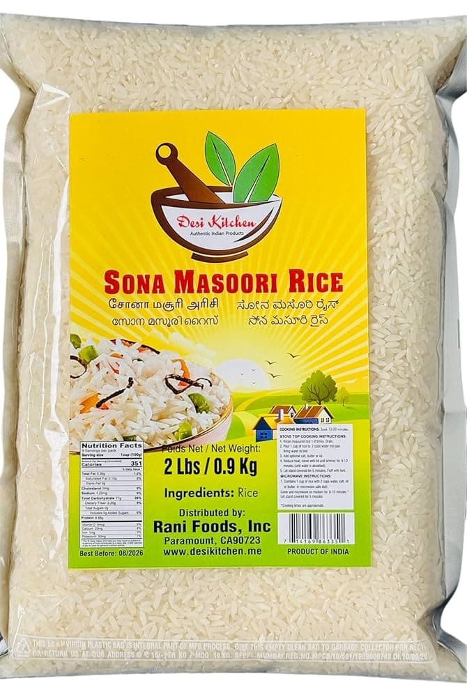 TL HP SONAMASOORI 2LB - Flour & Grains