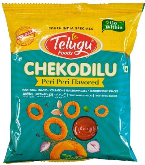 Telugu Chekodilu Peri Peri 170g - Snacks