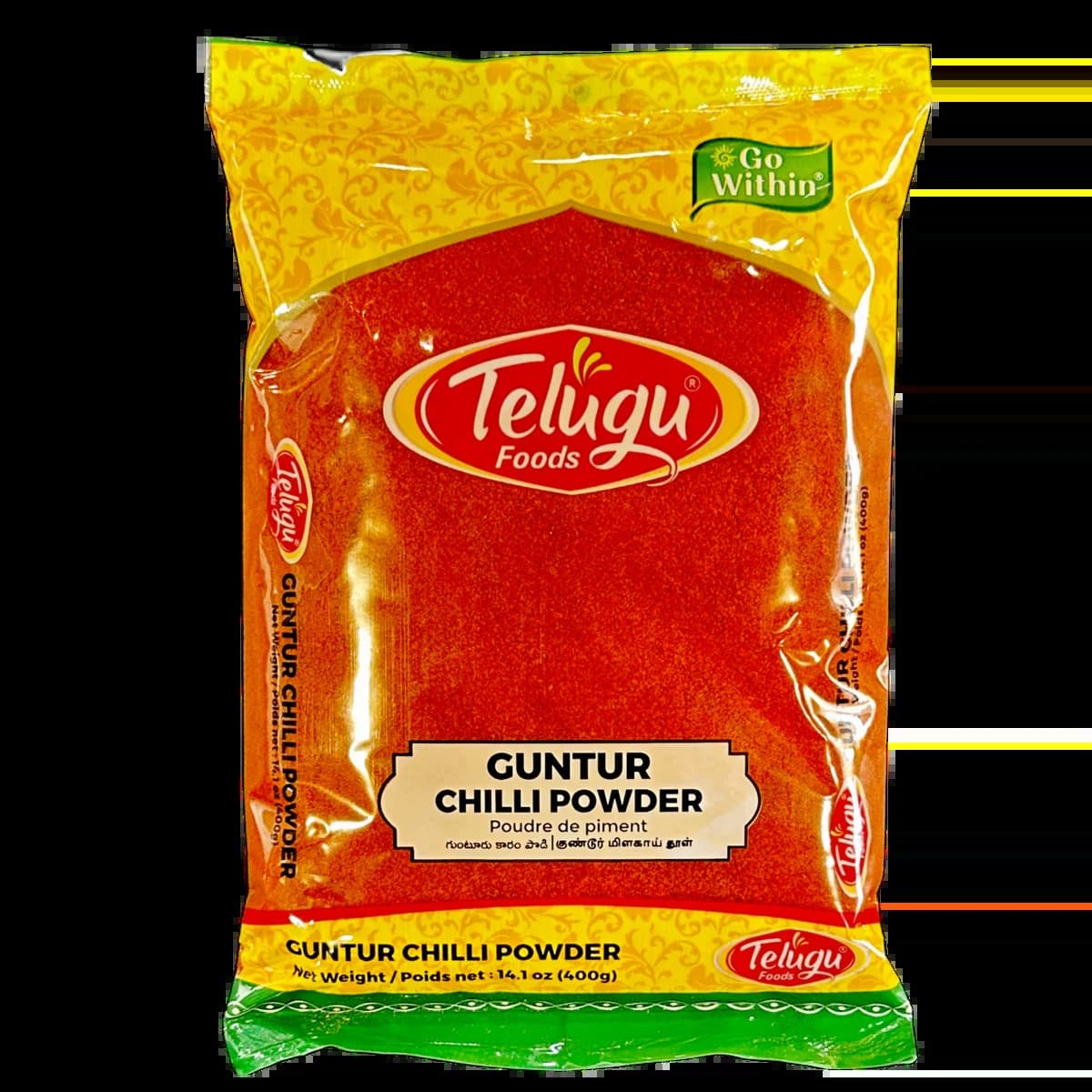 TELUGU K.CHILLI POW 400GM - Spices and Herbs