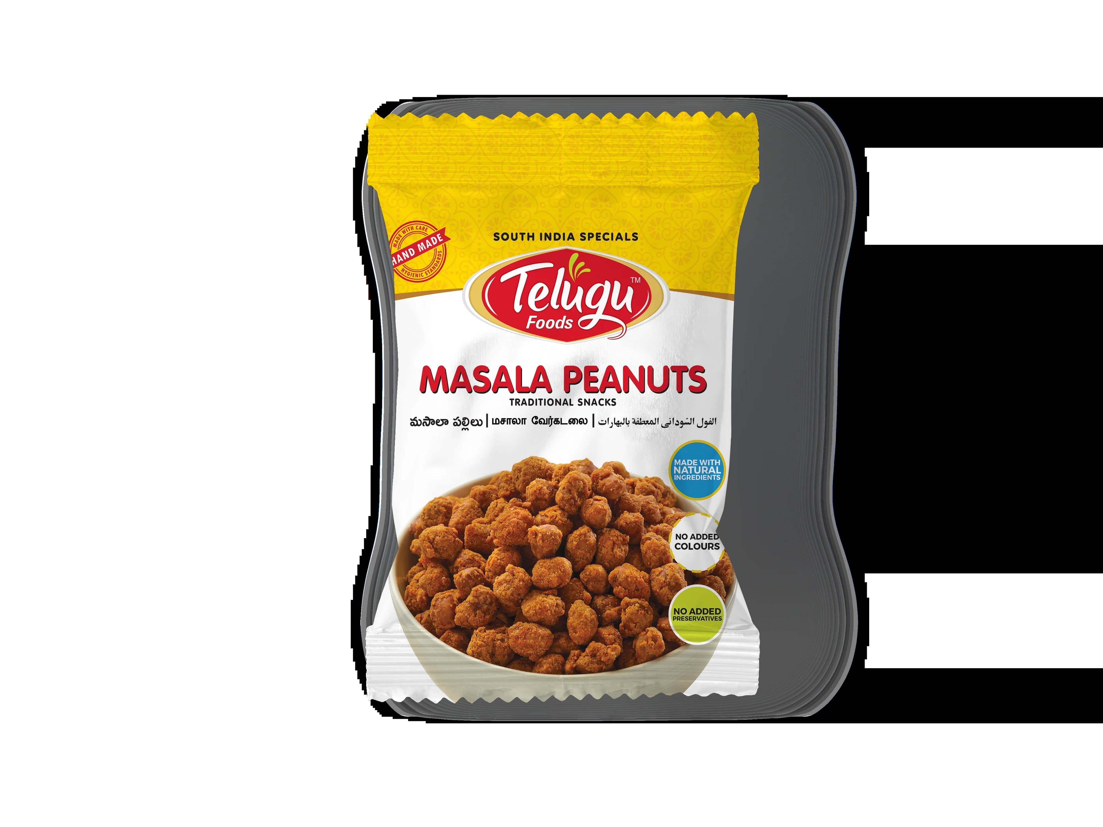 Telugu Masala Peanuts 150g - Snacks