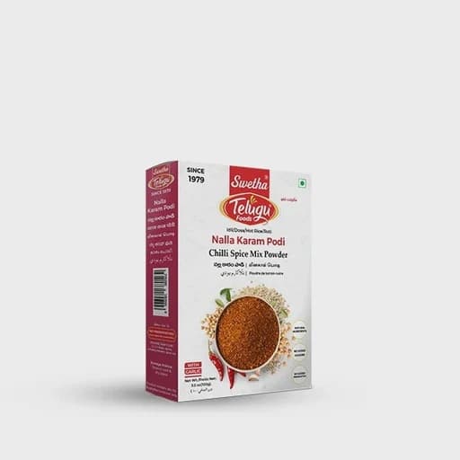 TEL NALLA KARAM PODI 100GM - Spices and Herbs