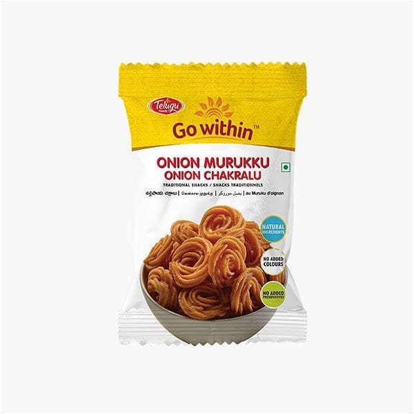 Telugu Onion Murukku 170g - Snacks