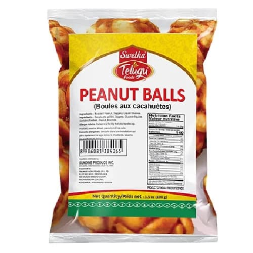 Telugu Peanut Balls 100g - Snacks