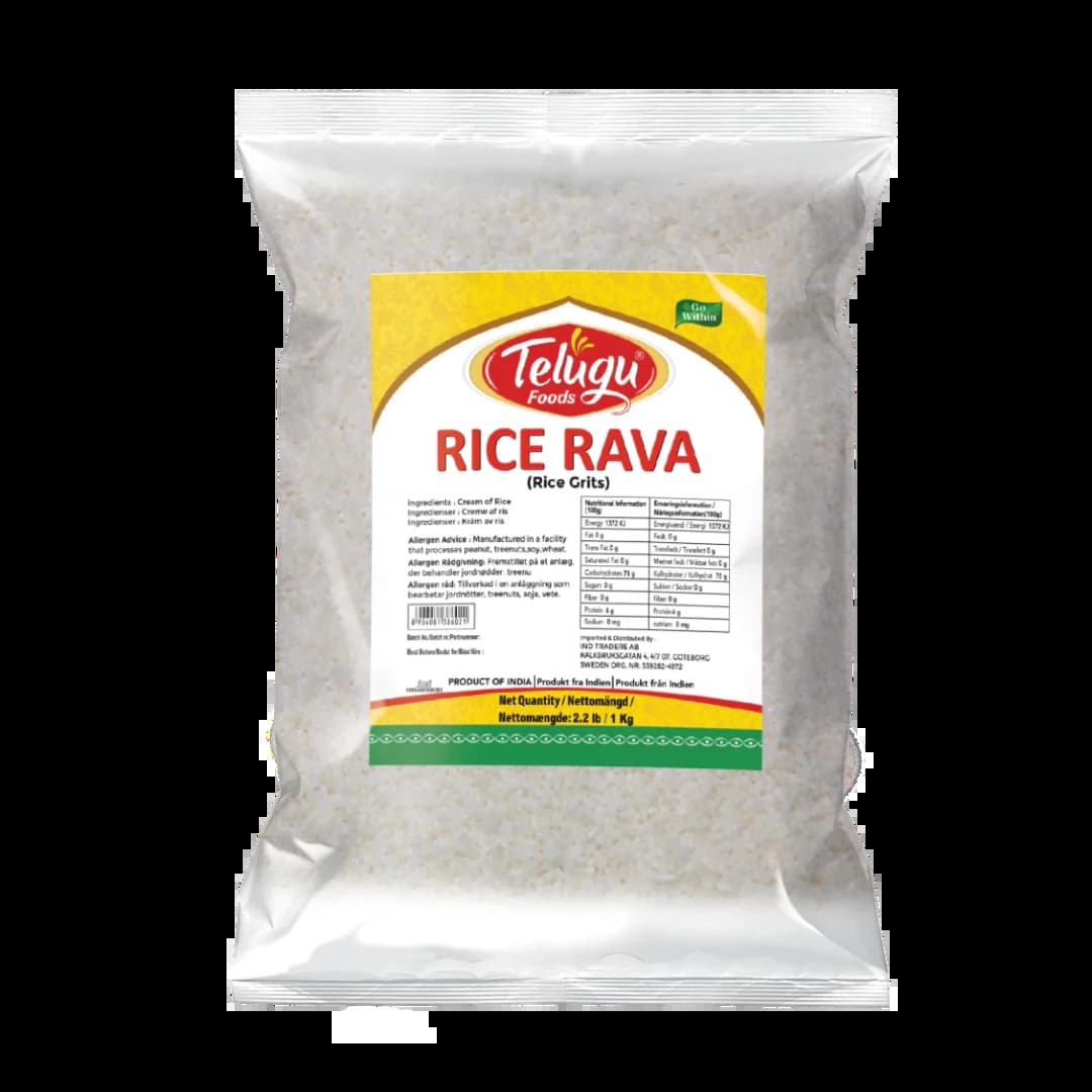 TELUGU RICE RAVA 2LB - Flour & Grains