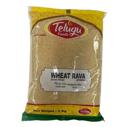 TELUGU WHEAT RAVA FINE 4LB - Flour & Grains