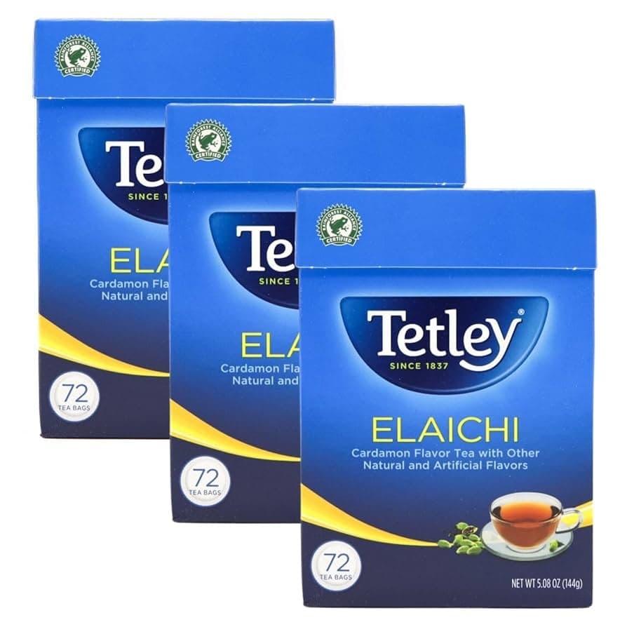 Tetley Elaichi Tea 72 Bags - Beverages
