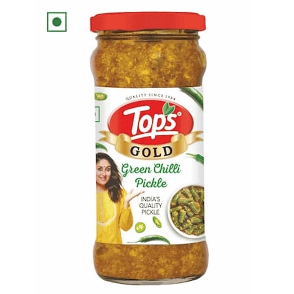 TOPS GREEN CHILLI PICKLE - Condiments