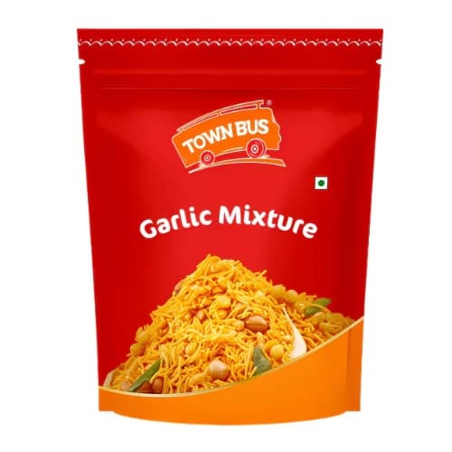 Town Bus Garlic Mixture 170g - Snacks