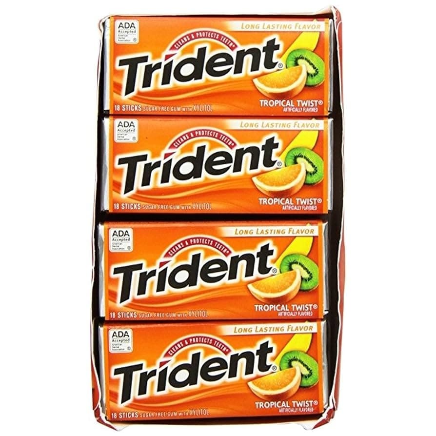 Trident Tropical Twist Sugar-Free Gum - Others