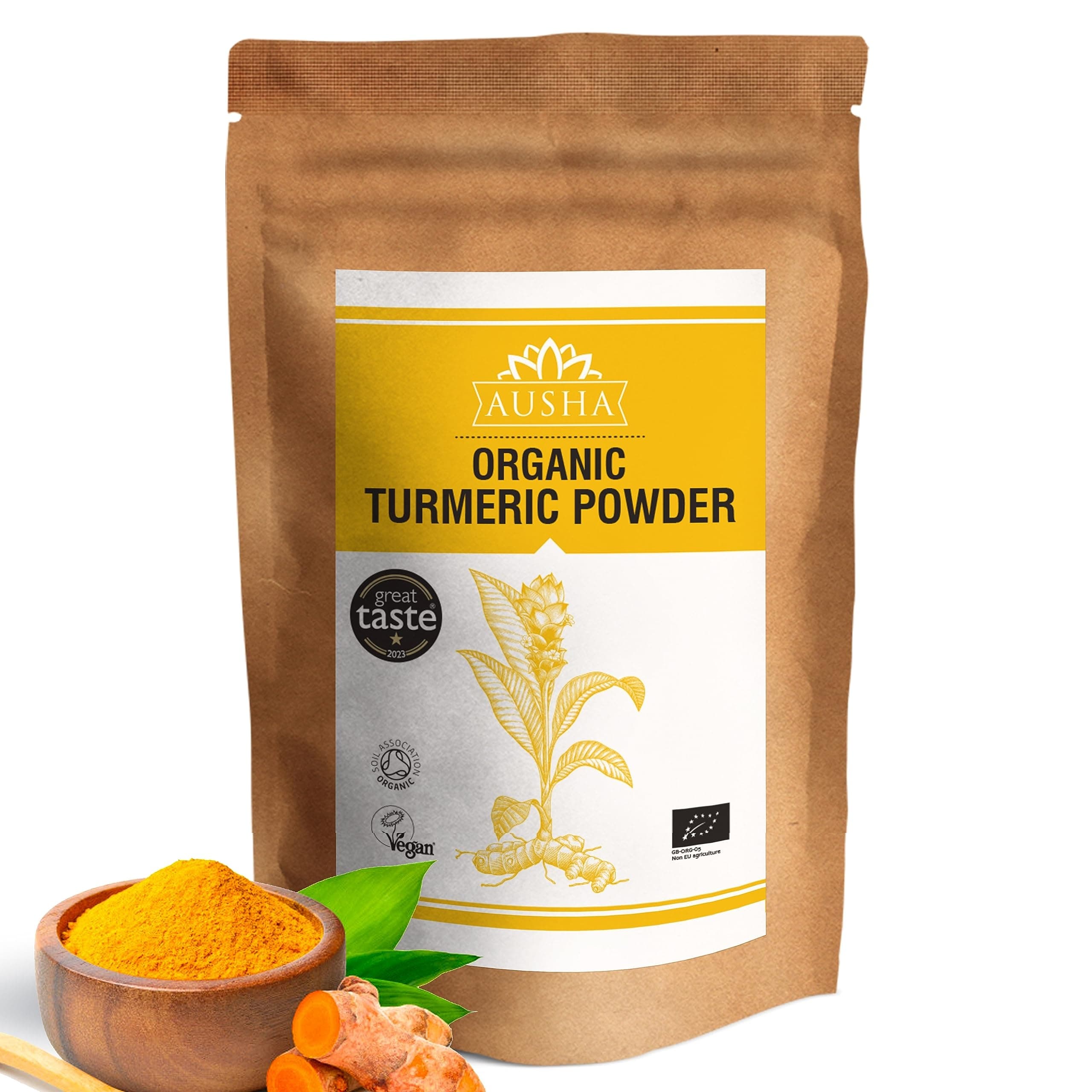 TURMERIC ORG PWDR 200GM FTE - Spices and Herbs
