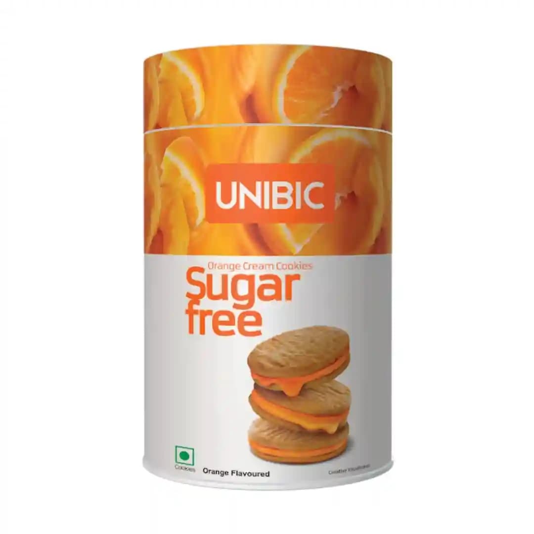 UNIBIC Orange Sugar-Free Cookies 150g - Snacks