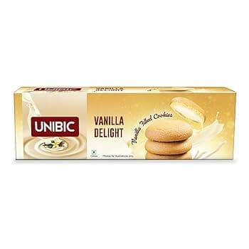UNIBIC Vanilla Delight Cookies 75g - Snacks