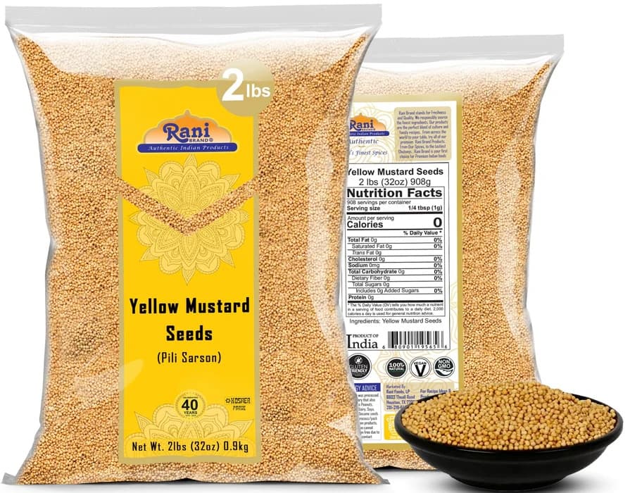 UNJHA YELLOW SEED MUSTARD 200 GM - Spices and Herbs