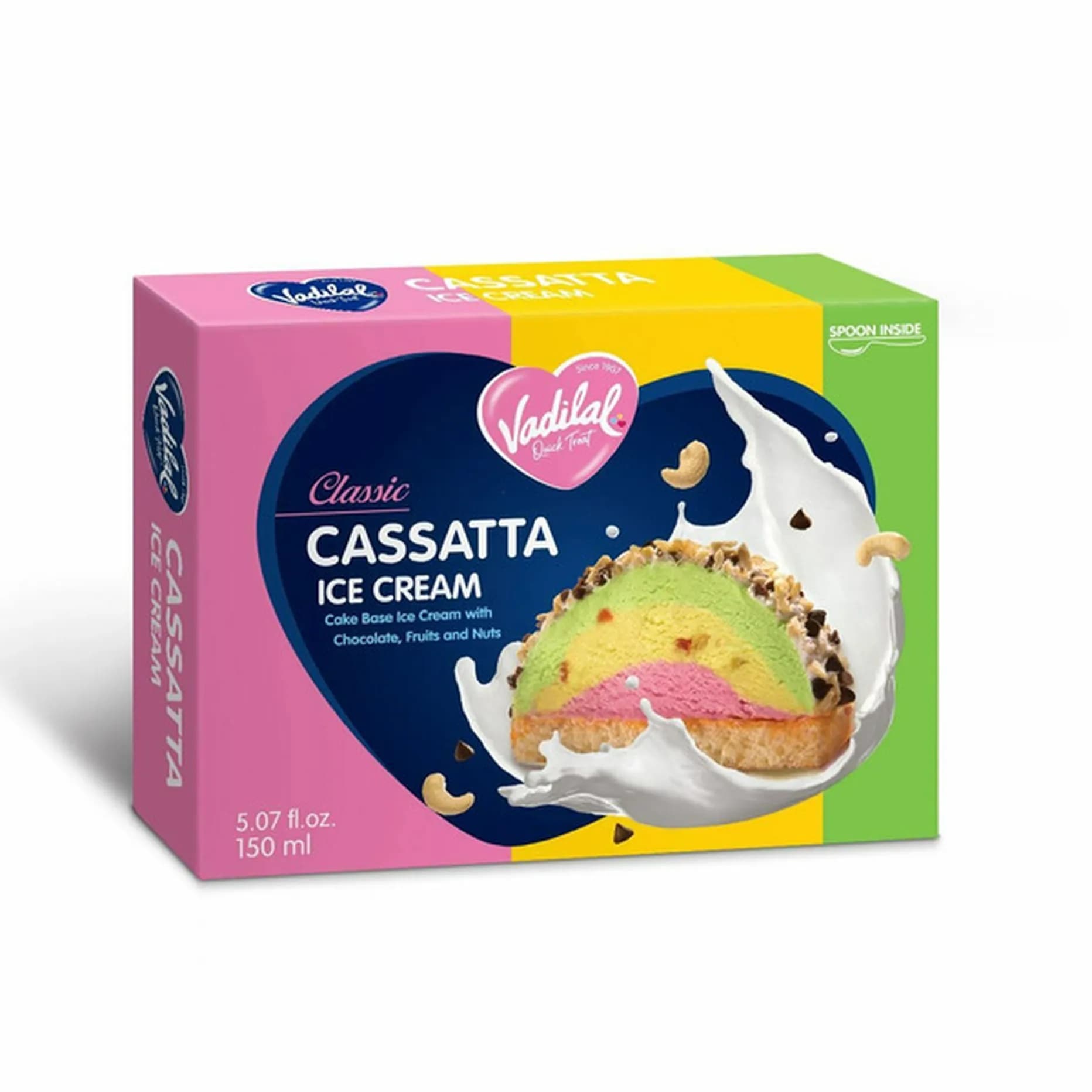 Vadilal All Cassatta 120ml - Snacks
