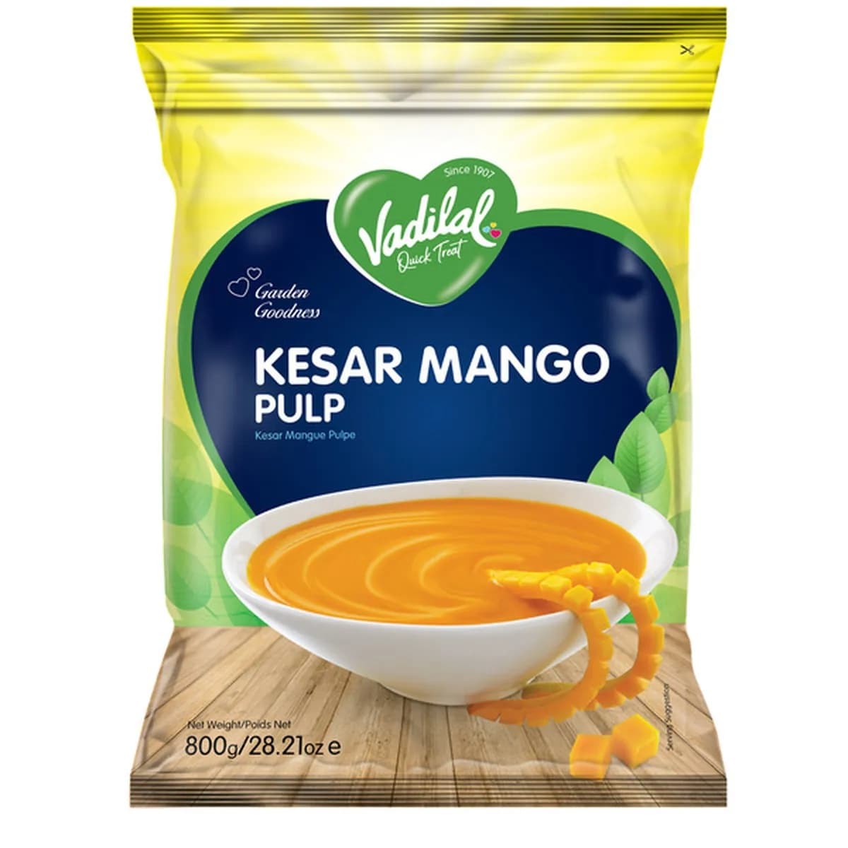 Vadilal Chikoo Pulp 800g - Frozen