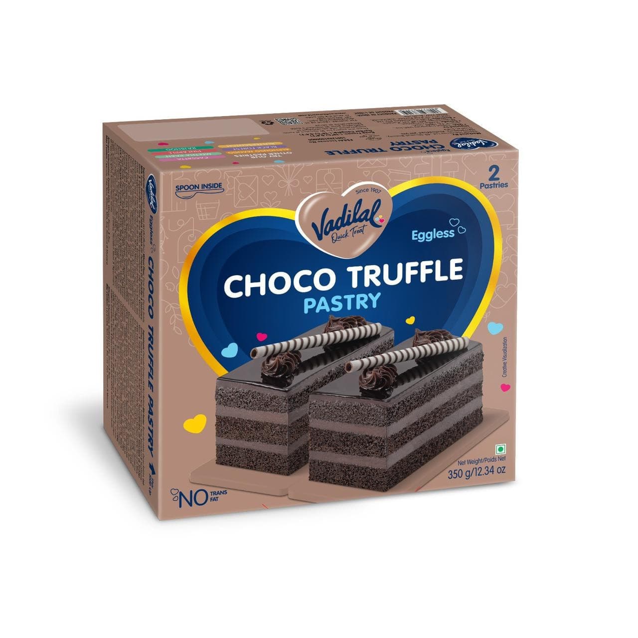 Vadilal Choco Truffle 350g - Snacks
