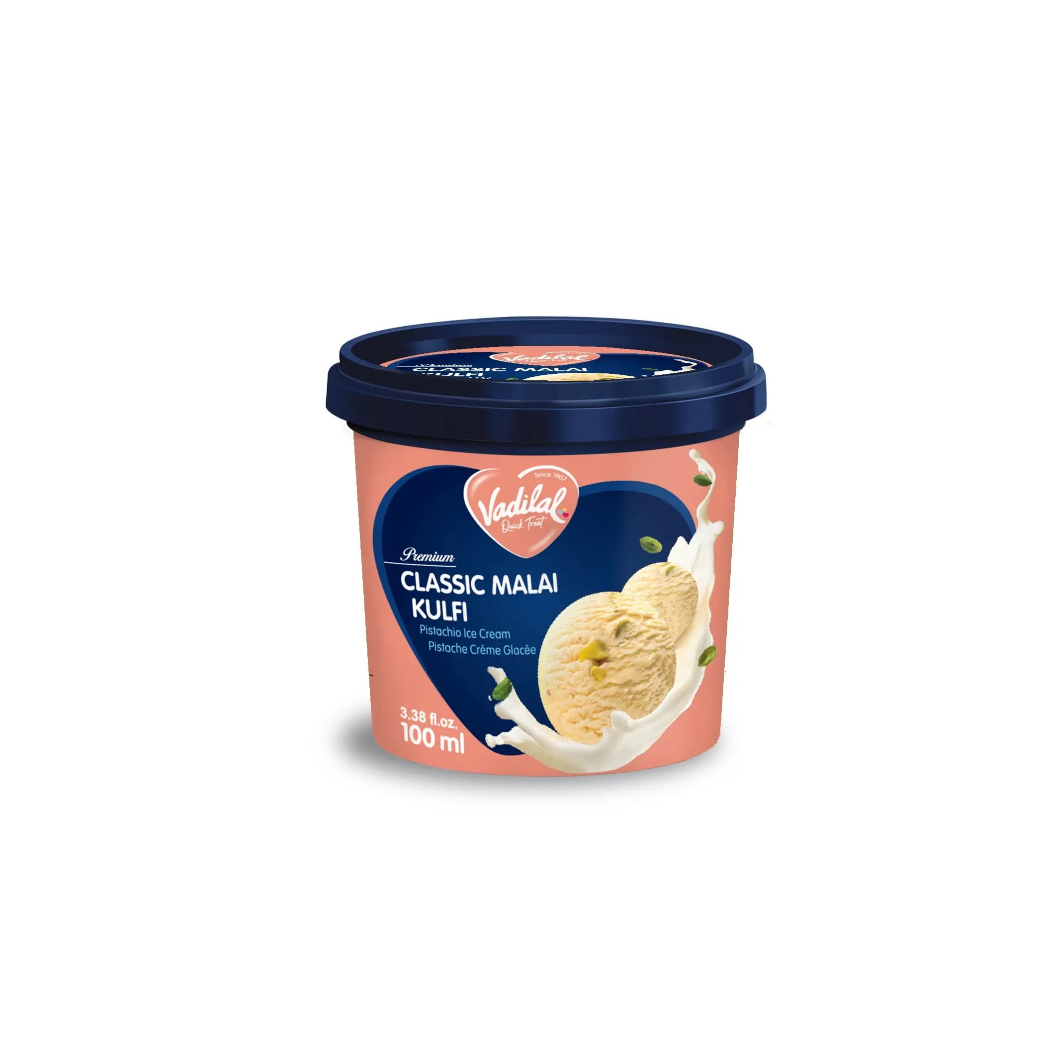 Vadilal Classic Malai Kulfi Ice Cream 100ml - Snacks