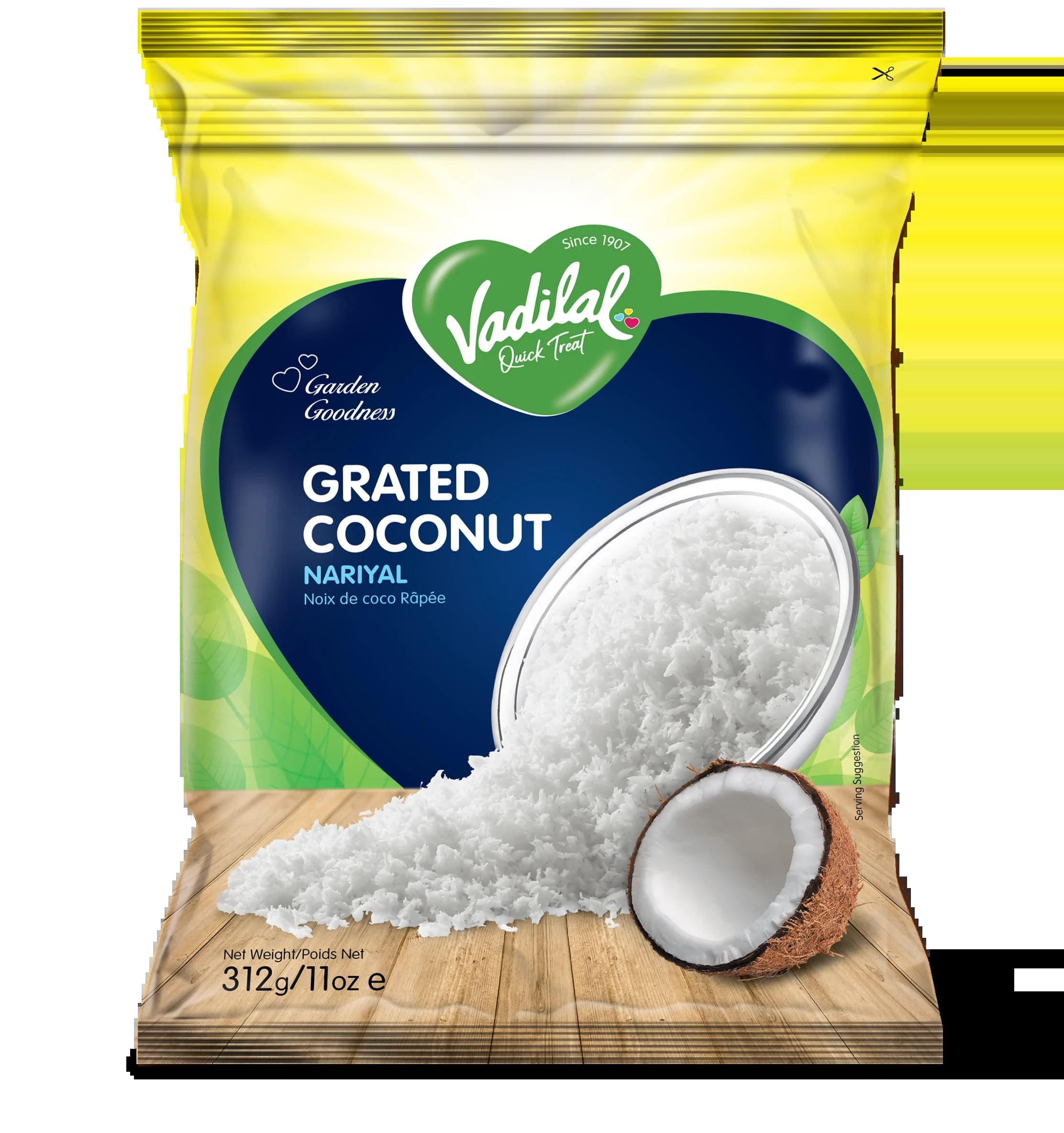 VADILAL COCO SHREDED 312GM - Condiments