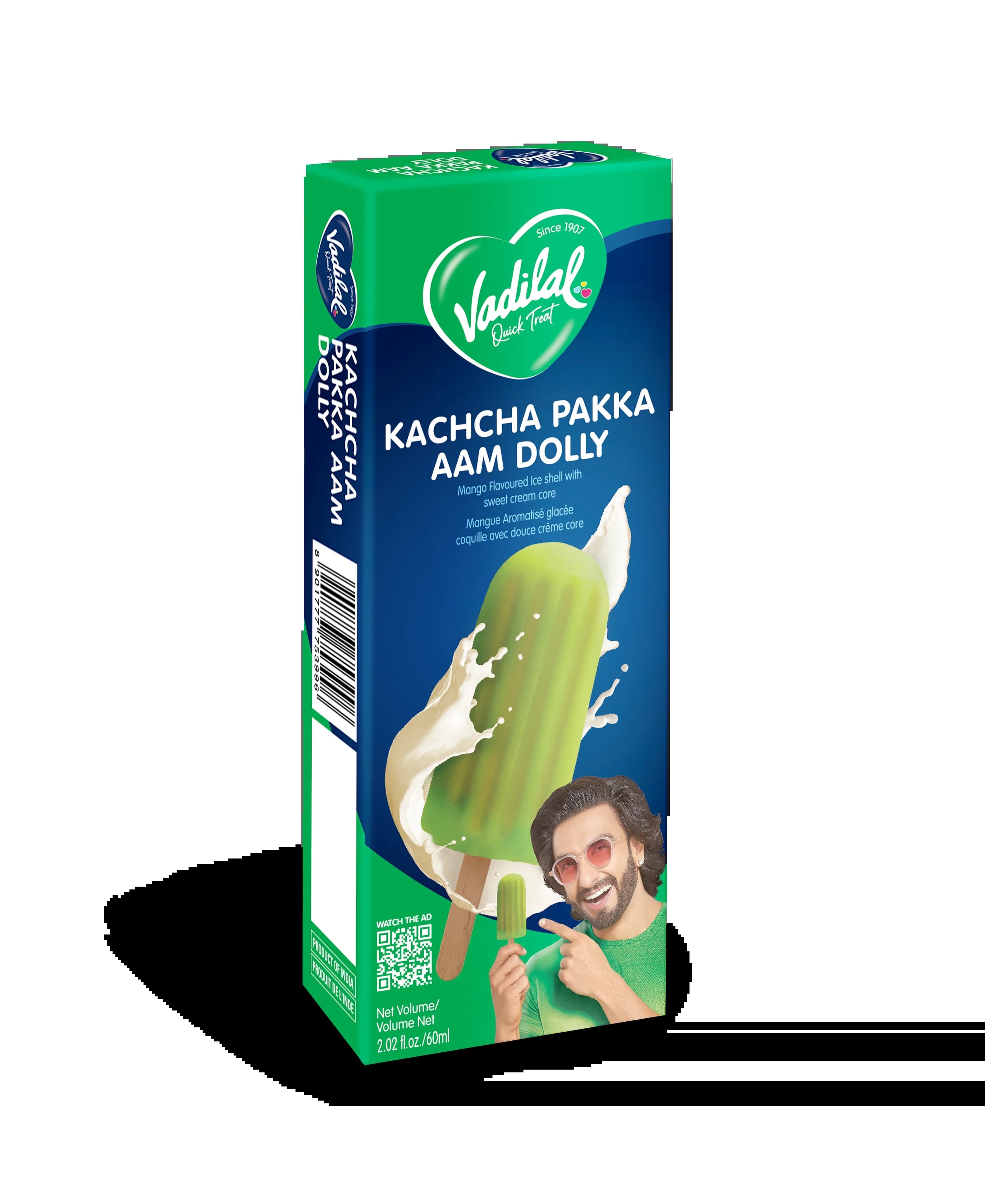 Vadilal Kachcha Aam 60ml - Frozen