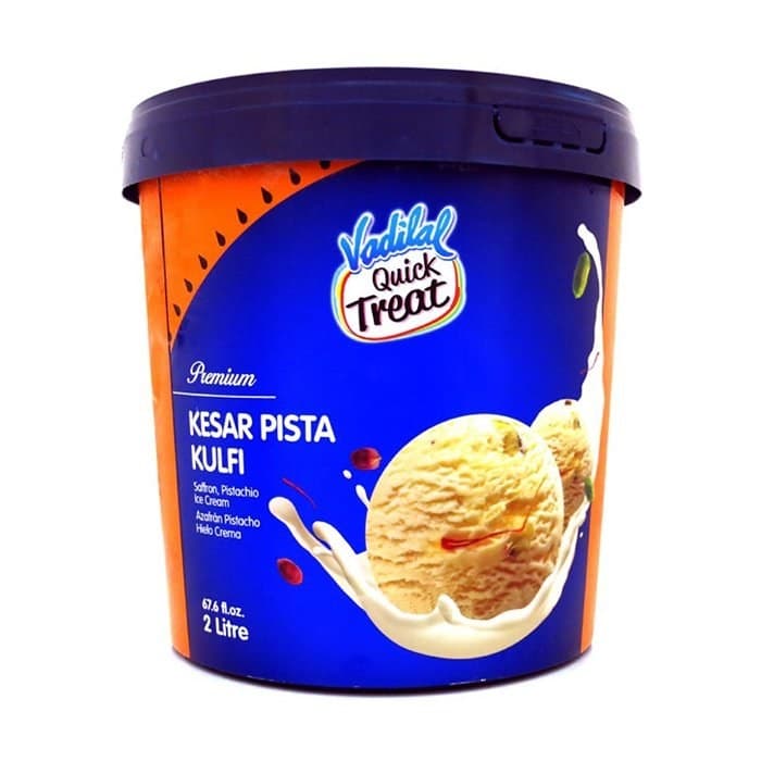 Vadilal Kesar Pista Ice Cream 2L - Snacks