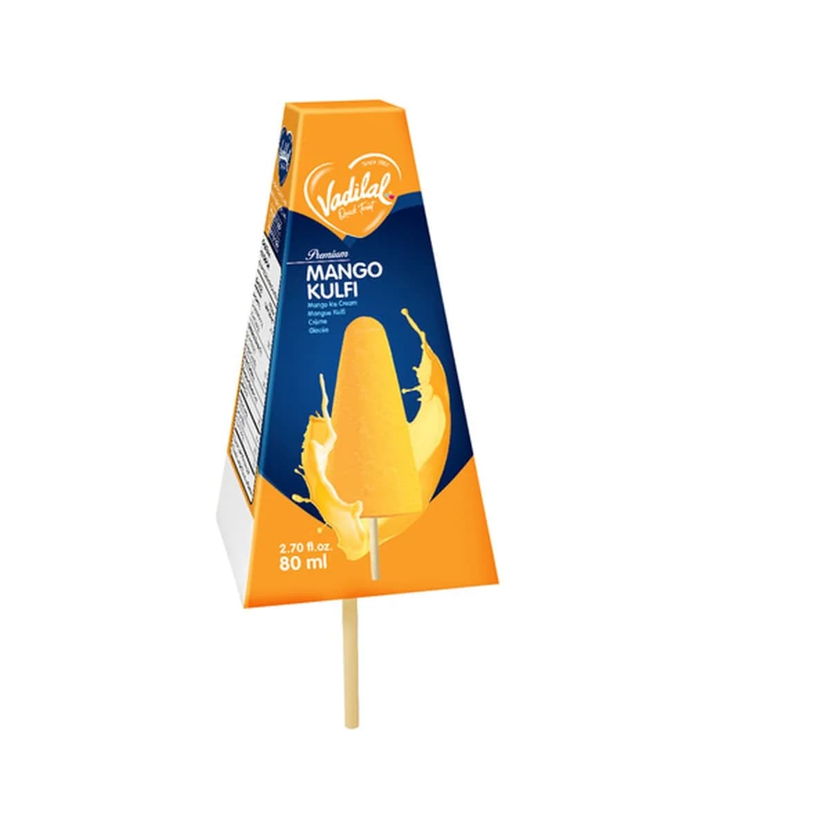 Vadilal Mango Kulfi 80ml - Snacks