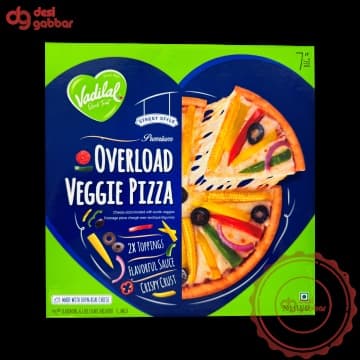 Vadilal Overload Veg Pizza 250g - Frozen
