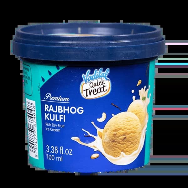 Vadilal Rajbhog Ice Cream 100ml - Snacks