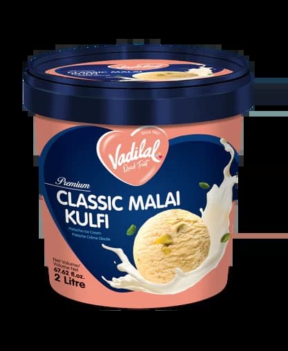 Vadilal Rajbhog Kulfi 2L - Snacks
