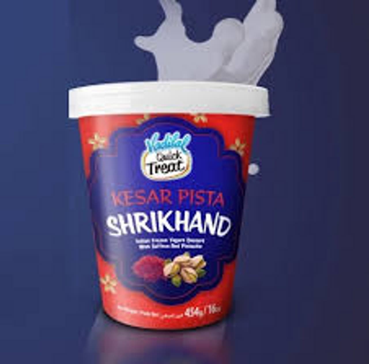 Vadilal Shrikhand Kesar Pista 454g - Snacks