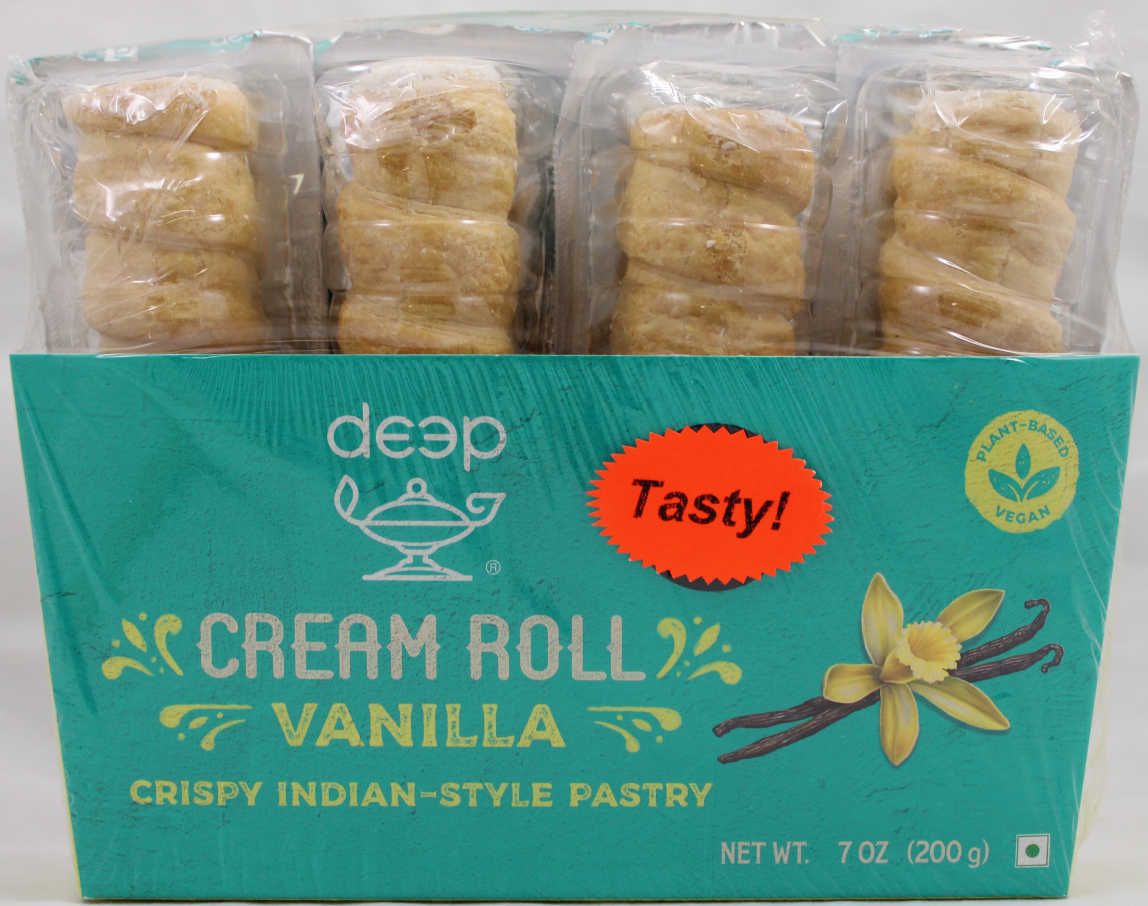 Atul Bakery Vanilla Cream Roll Box 12pcs - Snacks