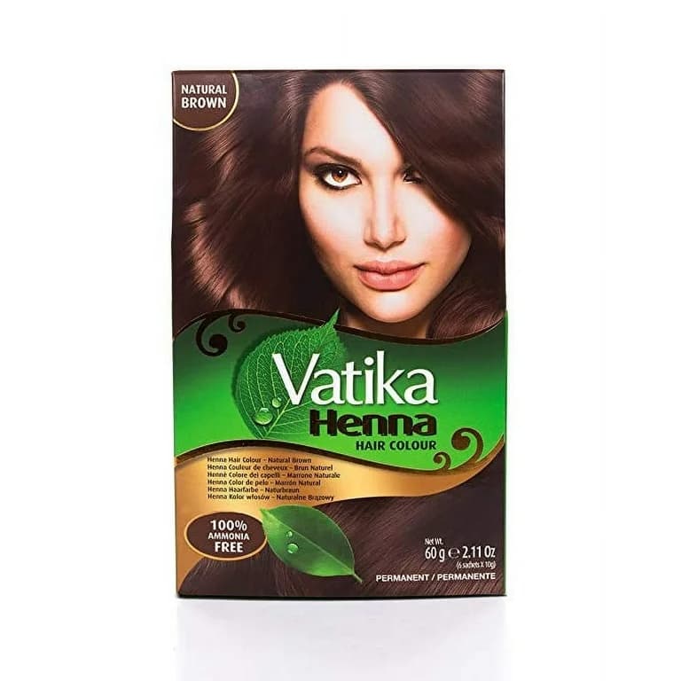 VATIKA NATURAL BROWN COLOR 60GM - Health & Care